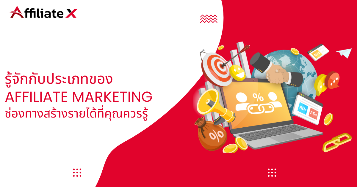 ประเภทของ Affiliate Marketing